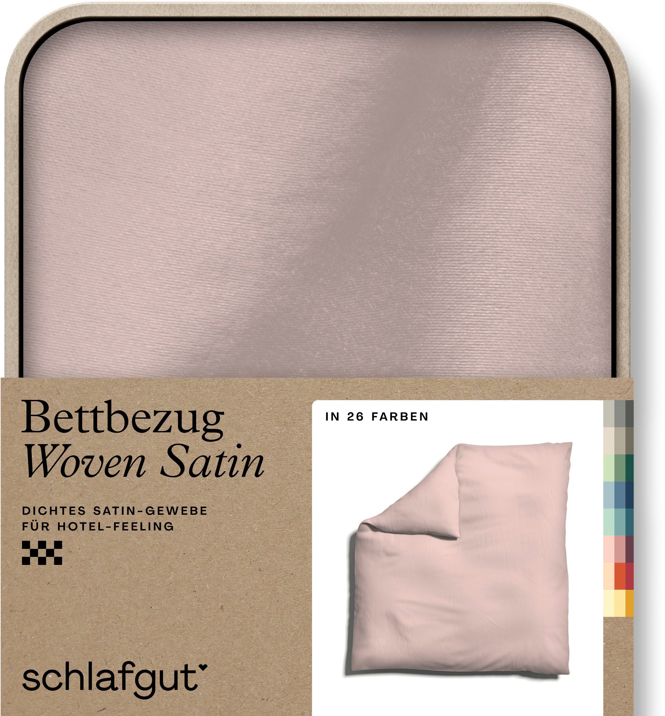 Schlafgut Bettbezug Woven Satin, (1 St), günstig online kaufen
