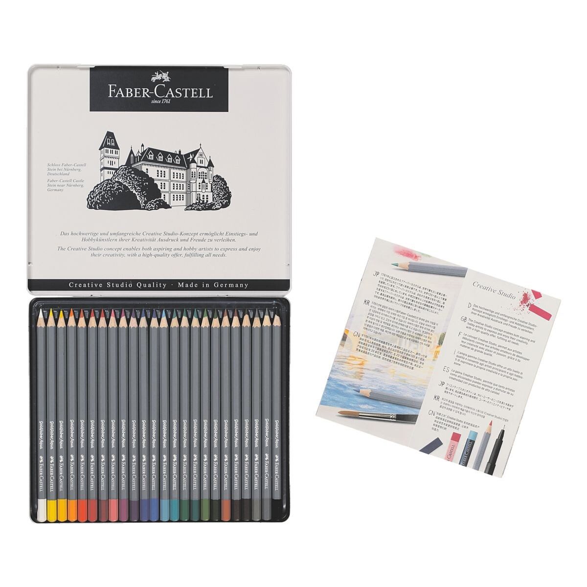 Faber-Castell Aquarellstifte Goldfaber Aqua, (24-tlg)