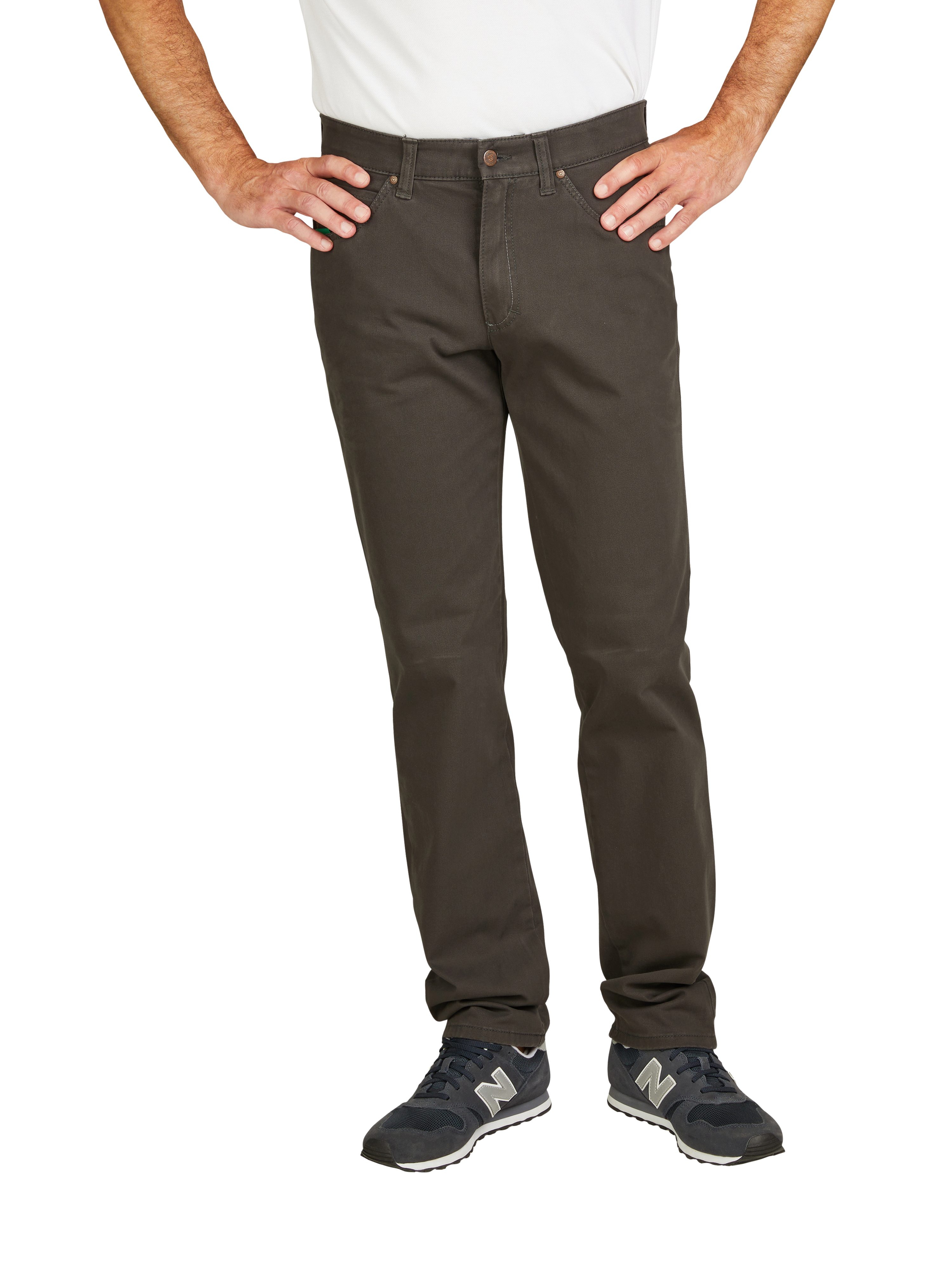 5-Pocket-Hose 5-Pocket Baumwolle HENRY 8070 - grau - Herrenhose - 35/32