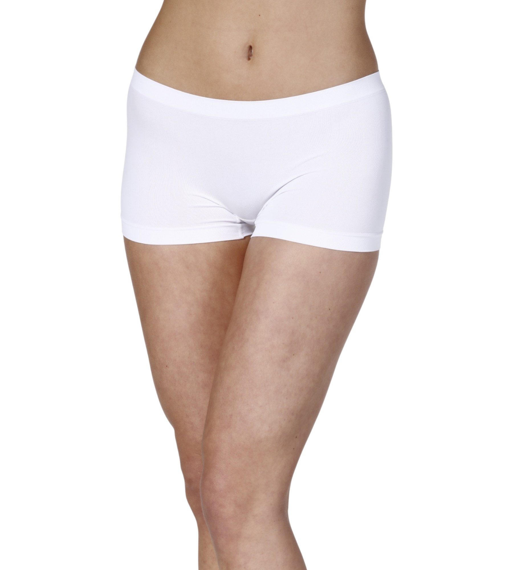fashionshowcase Boxershorts Damen 2er Pack – Nahtlose Damen-Slips, elastisch, weich (2-St., 2er-Pack) Nahtlos verarbeitet, ideal unter enger Kleidung