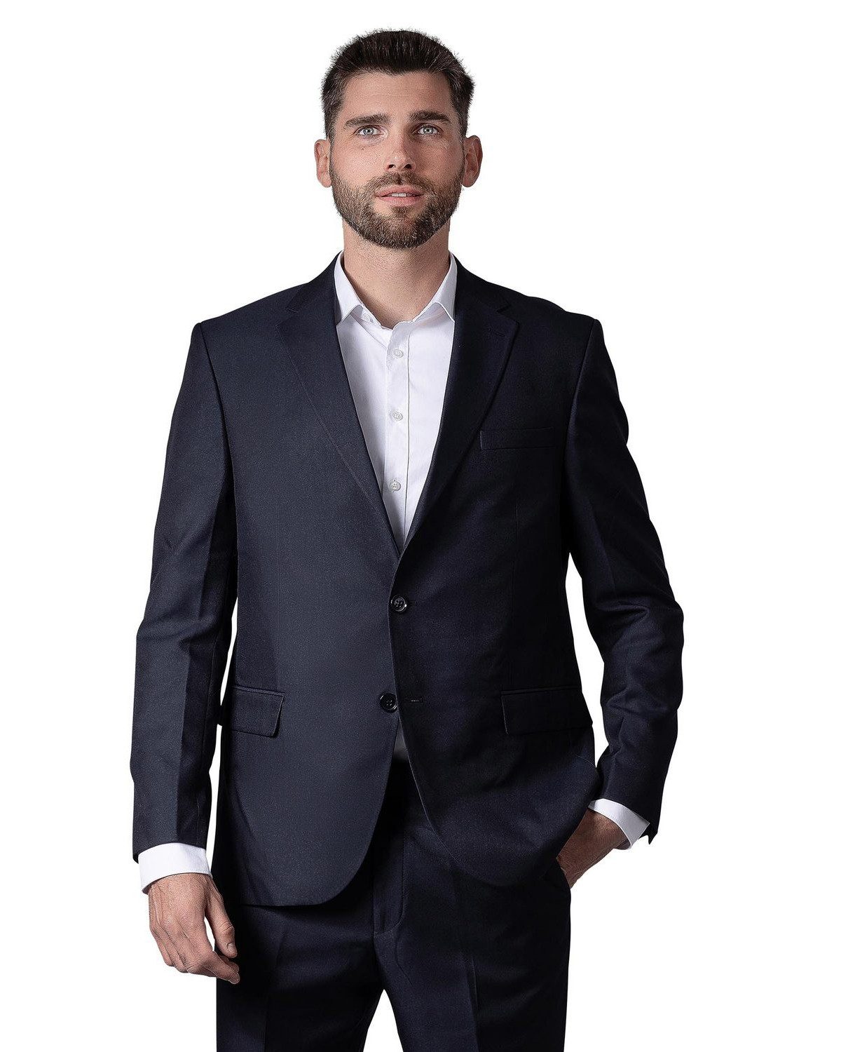 Hirschthal Anzugsakko Herren 2-Knopf Sakko Regular-Fit eleganter Look günstig online kaufen