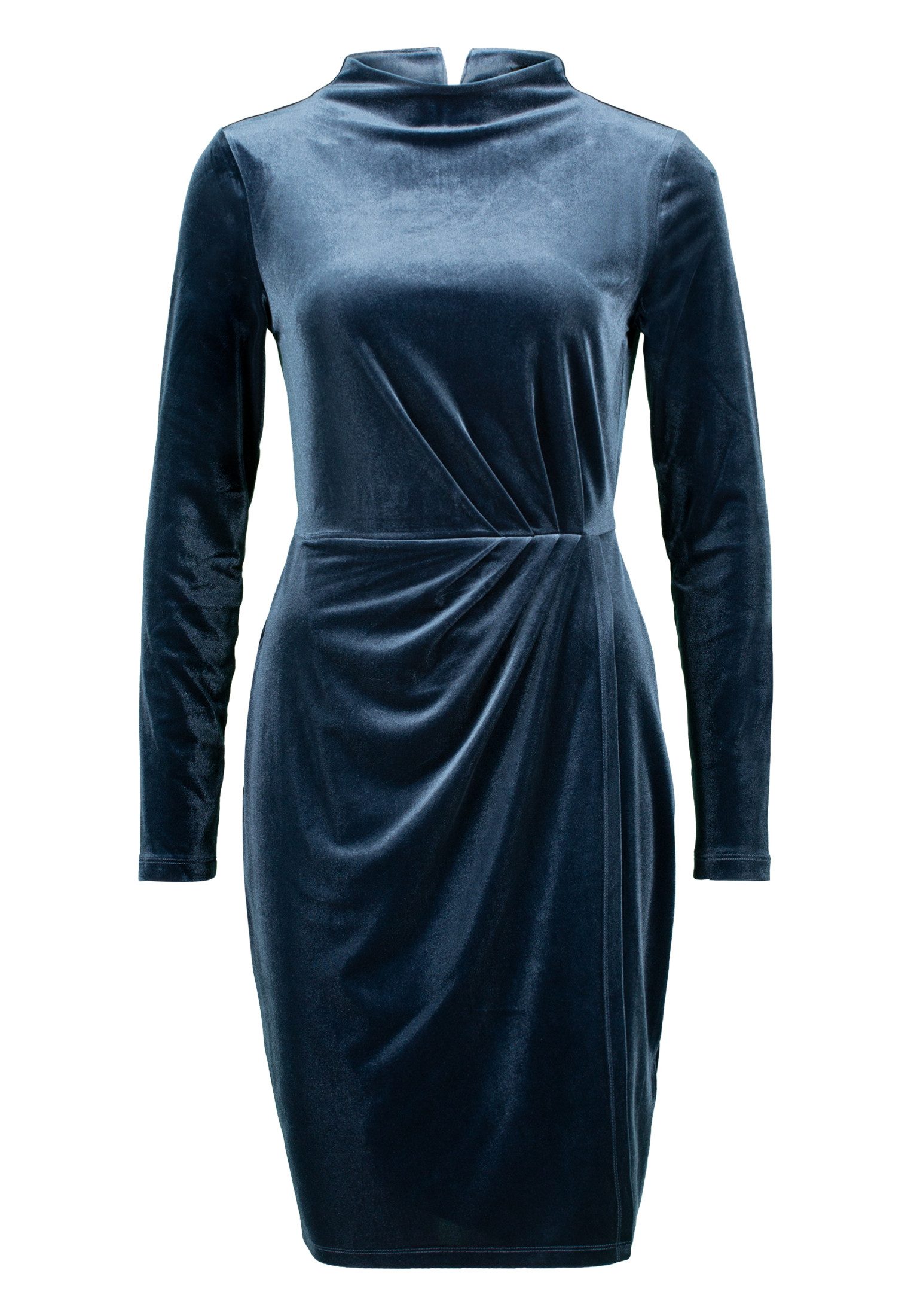 Zero Samtkleid Damen Samtkleid mit Raffungen drapiert /gerafft günstig online kaufen