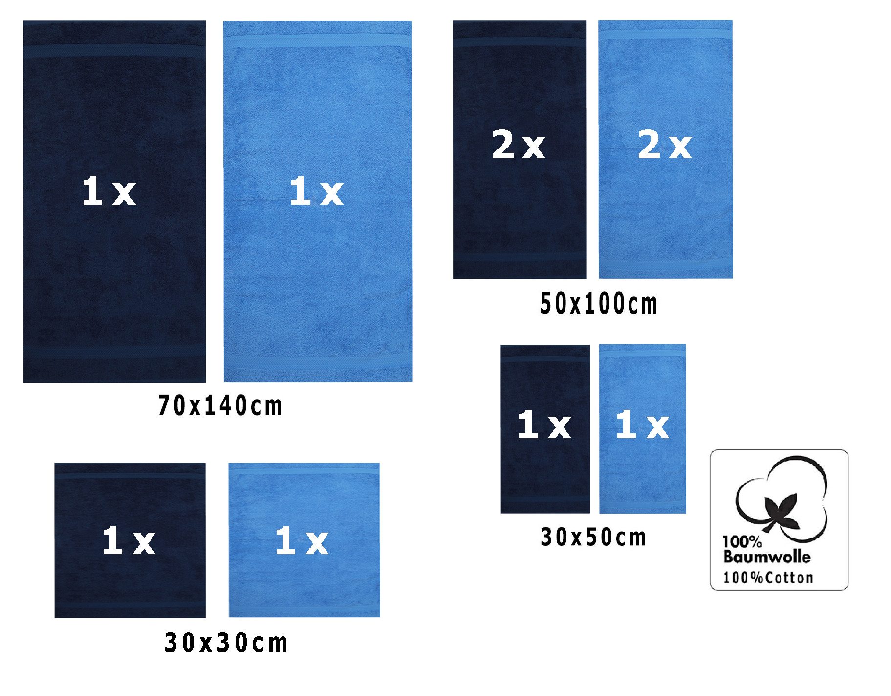 Betz Handtuch Set 10-TLG. Handtücher-Set Classic günstig online kaufen