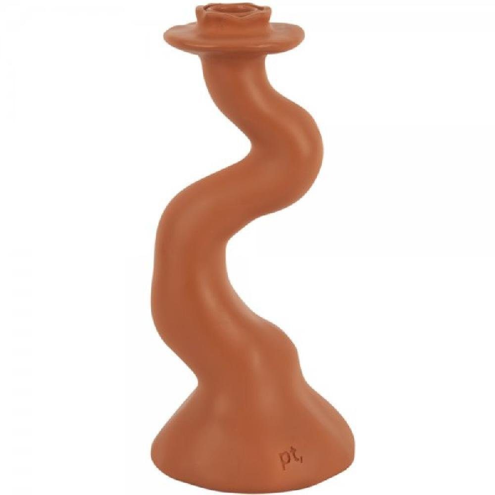 Present Time Kerzenhalter Kerzenhalter Organic Swirl Burned Orange (Medium)