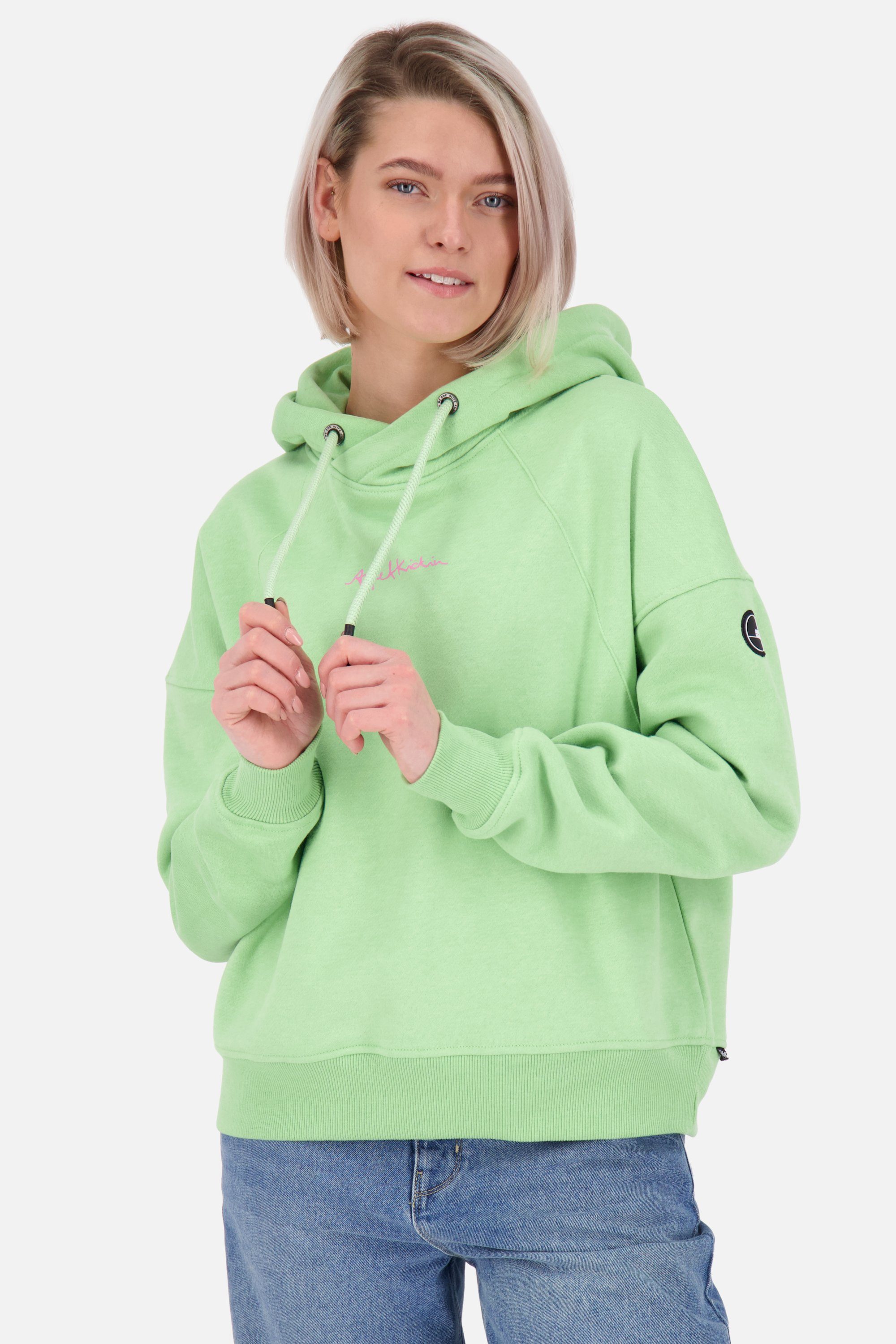 Alife & Kickin Kapuzensweatshirt JessyAK A Hoodie Sweatshirt Damen Kapuzensweatshirt, Pullover pear melange