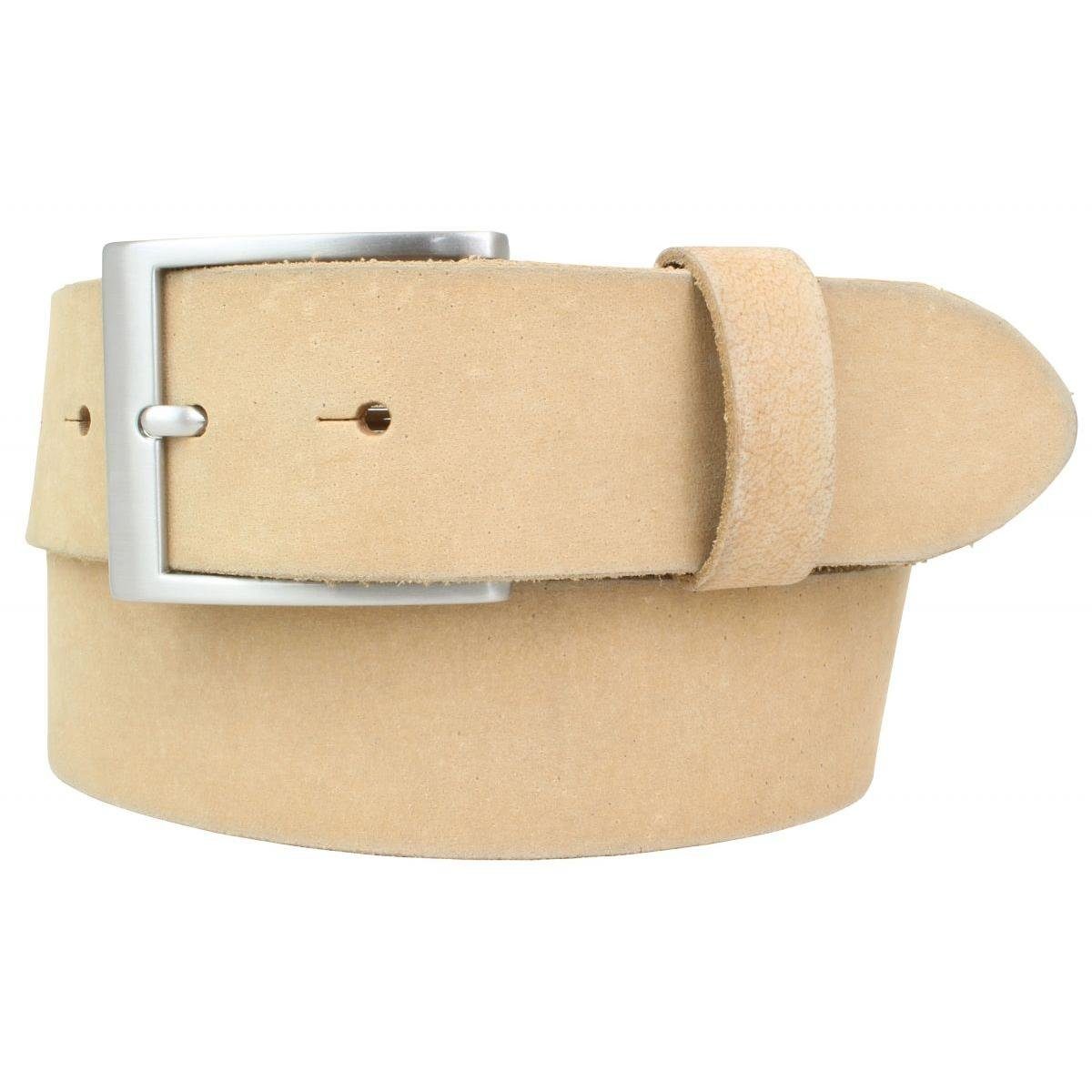 BELTINGER Ledergürtel Gürtel aus weichem Vollrindleder 4 cm - Jeans-Gürtel für Damen Herren