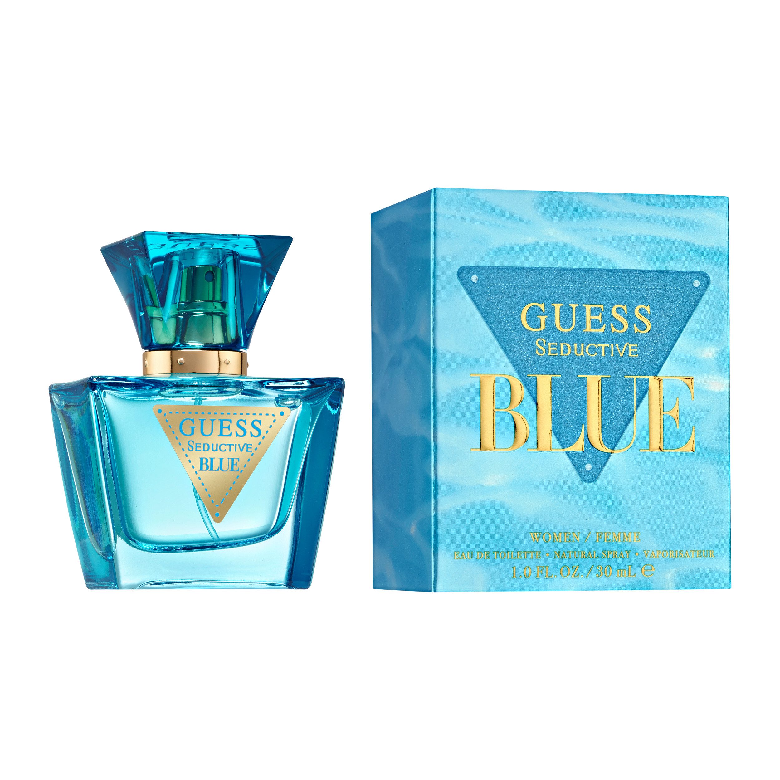 Guess Eau de Toilette SEDUCTIVE BLUE FOR WOMEN EDT, 1-tlg., mit blumig-fruchtiger Duftkomposition