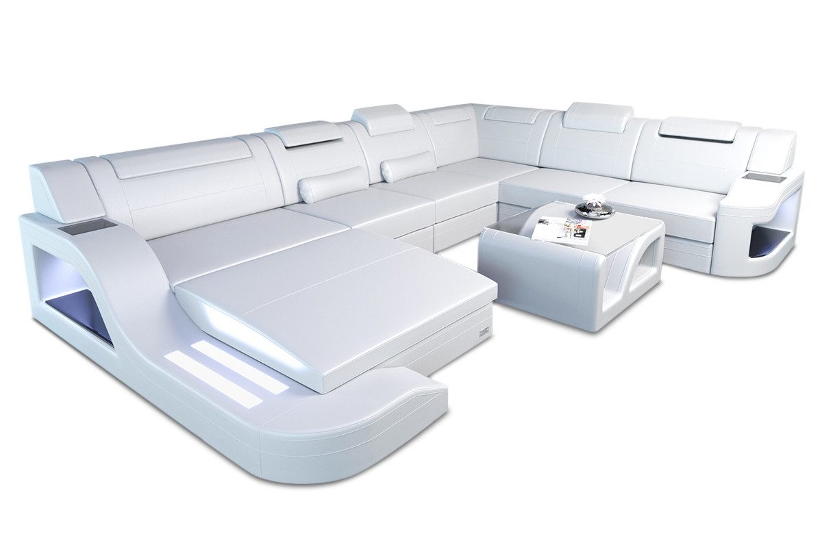 Sofa Dreams Wohnlandschaft XXL Ledersofa Palermo günstig online kaufen