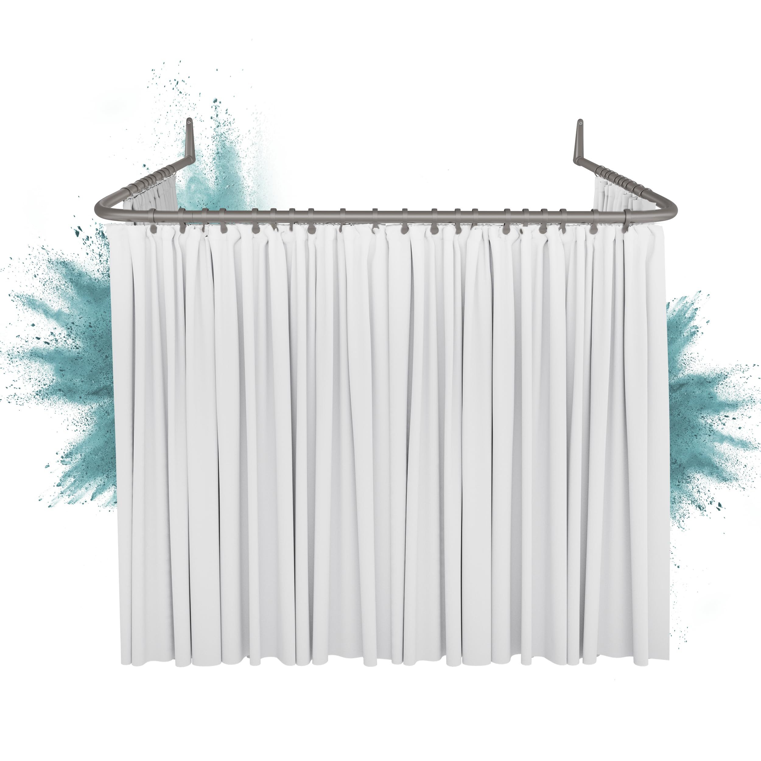 Erica Duschvorhangstange Winkelstange Dusche 85x95x85 cm, günstig online kaufen