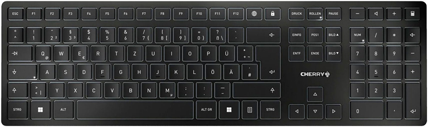 Cherry KW 9100 SLIM Tastatur