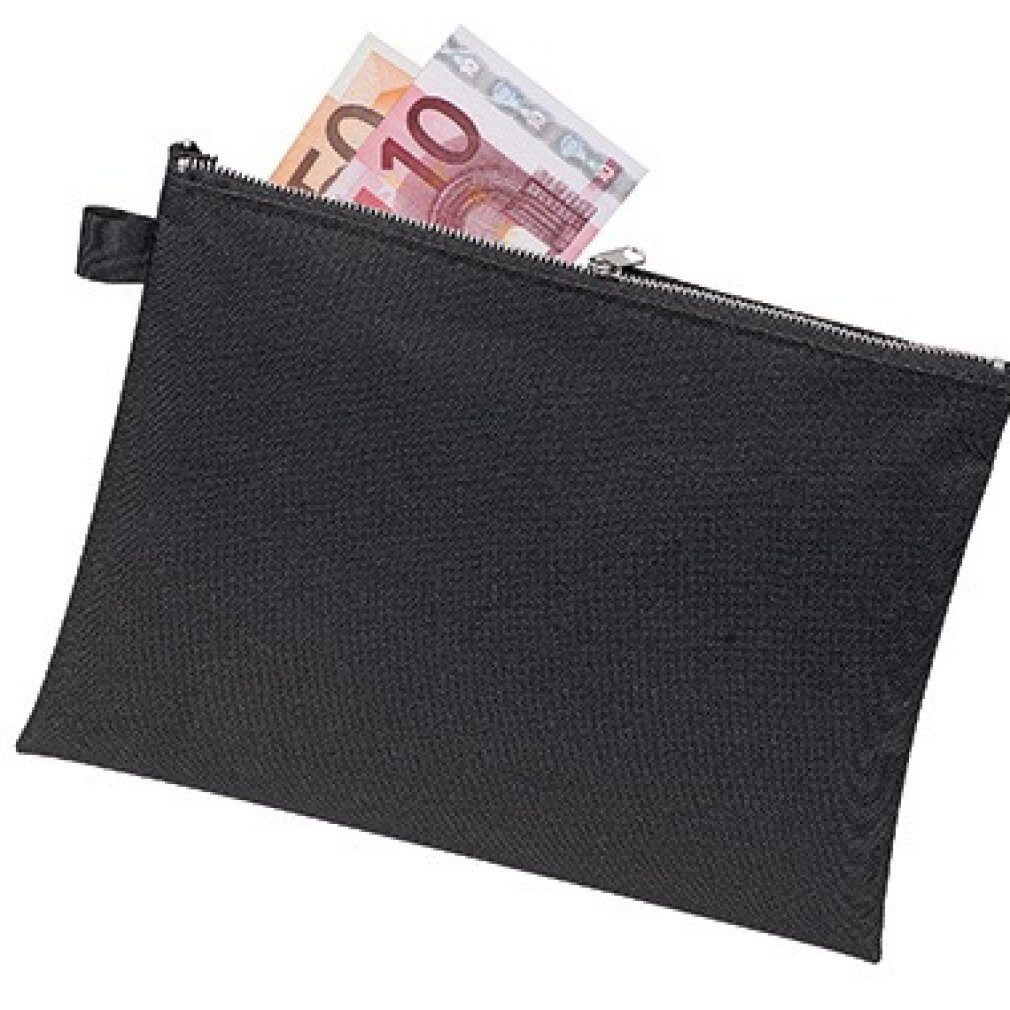 VELOFLEX Geldbörse Banktasche 2725000 DIN A5 Reißv Textil schwarz günstig online kaufen