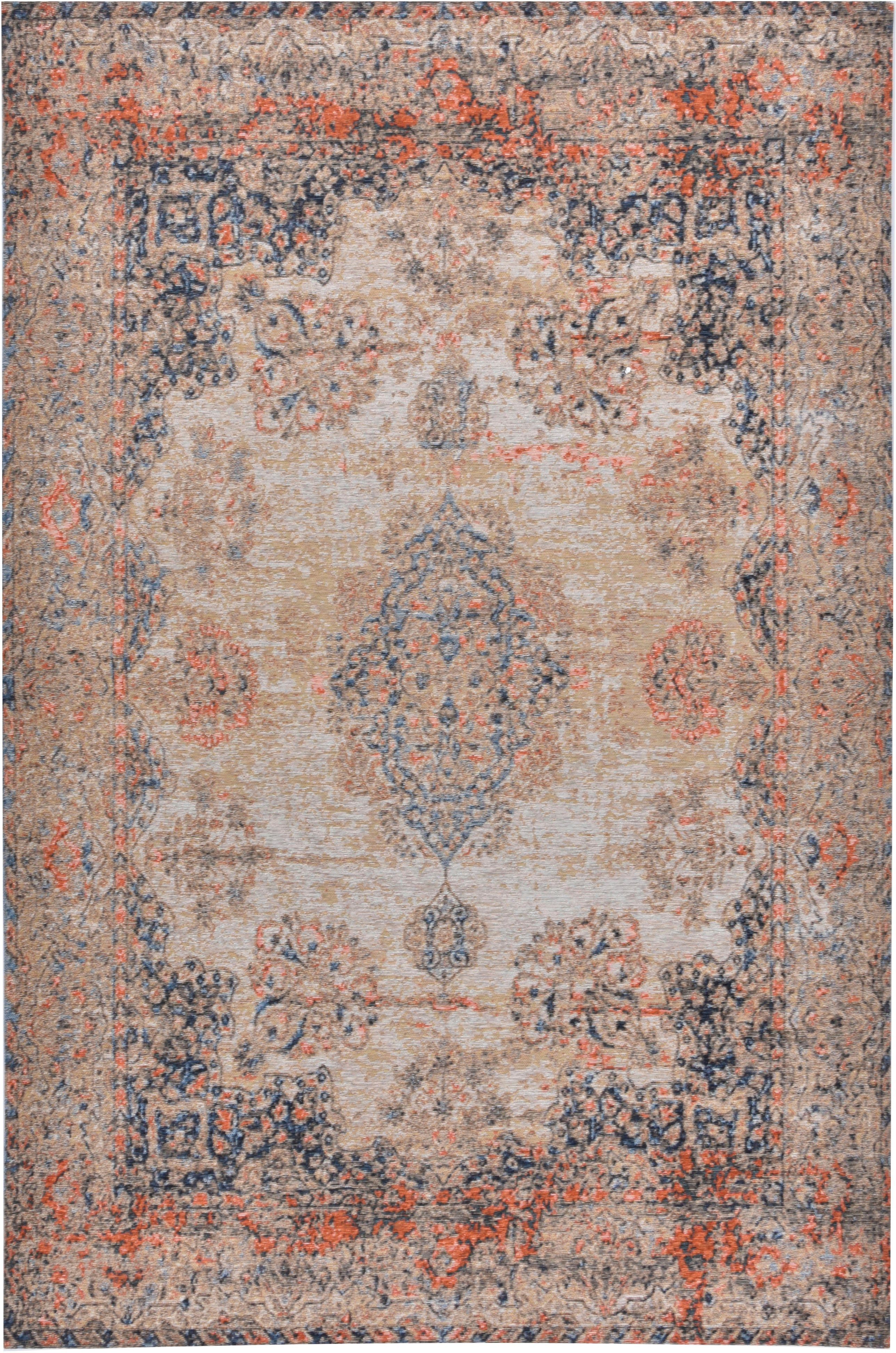 TOM TAILOR HOME Teppich Funky Orient Kirman, rechteckig, Höhe: 5 mm, Kurzflor, Orient-Optik, Vintage Design, auch als Läufer
