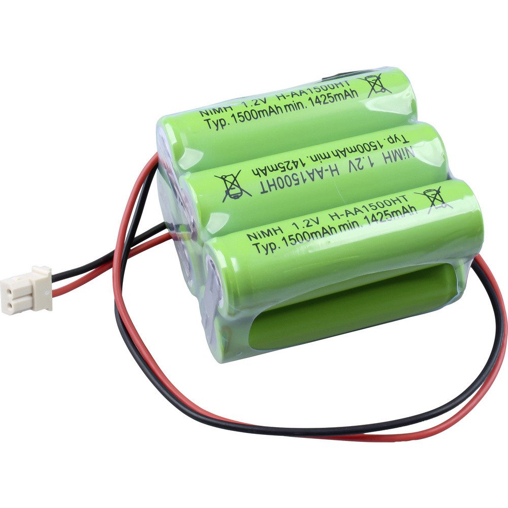 Mexcel Mexcel NS1500AAHT Akkupack 6x Mignon (AA) hochtemperaturfähig, Stecker Akkupacks 1500 mAh
