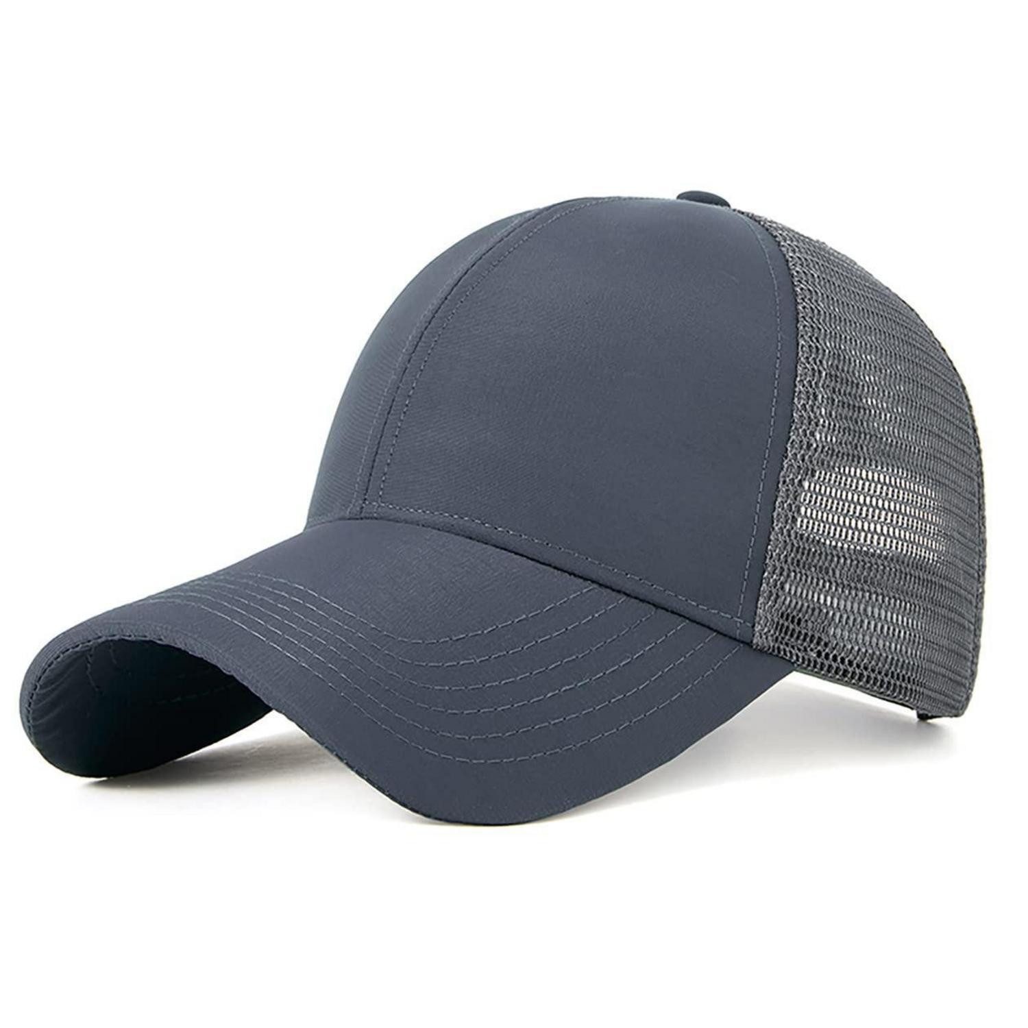 LuxusKollektion Baseball Cap Basecap Herren Damen Mesh Wasserdicht Schnelltrocknend XL Dunkelgrau