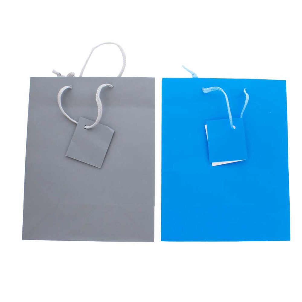 MICA Geschenkbox Geschenktasche Uni - ca. 17,5 x 9,5 x 22,5 cm - 1 Stück