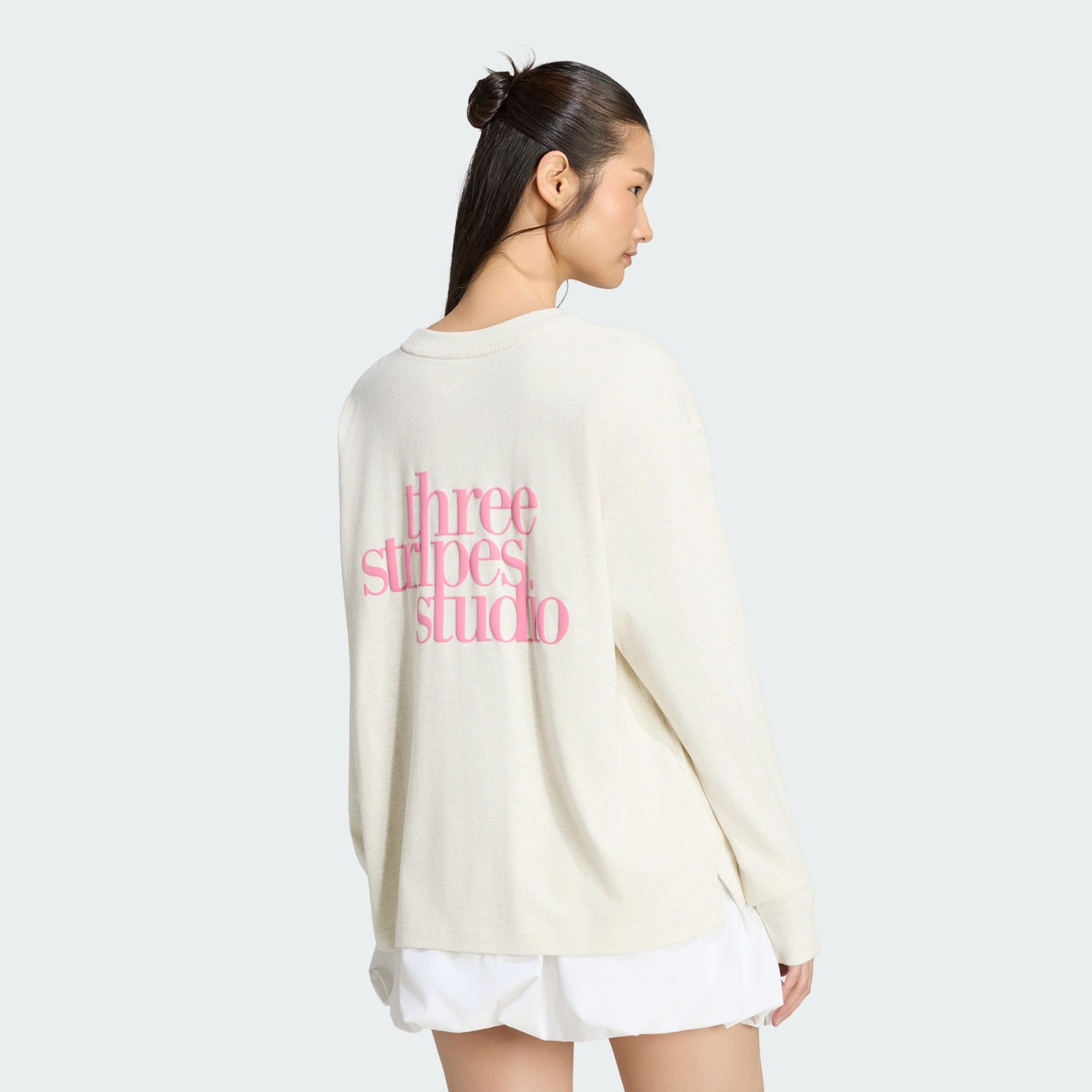 adidas Sportswear T-Shirt 3 STRIPES STUDIO BOYFRIEND LONGSLEEVE (1-tlg)