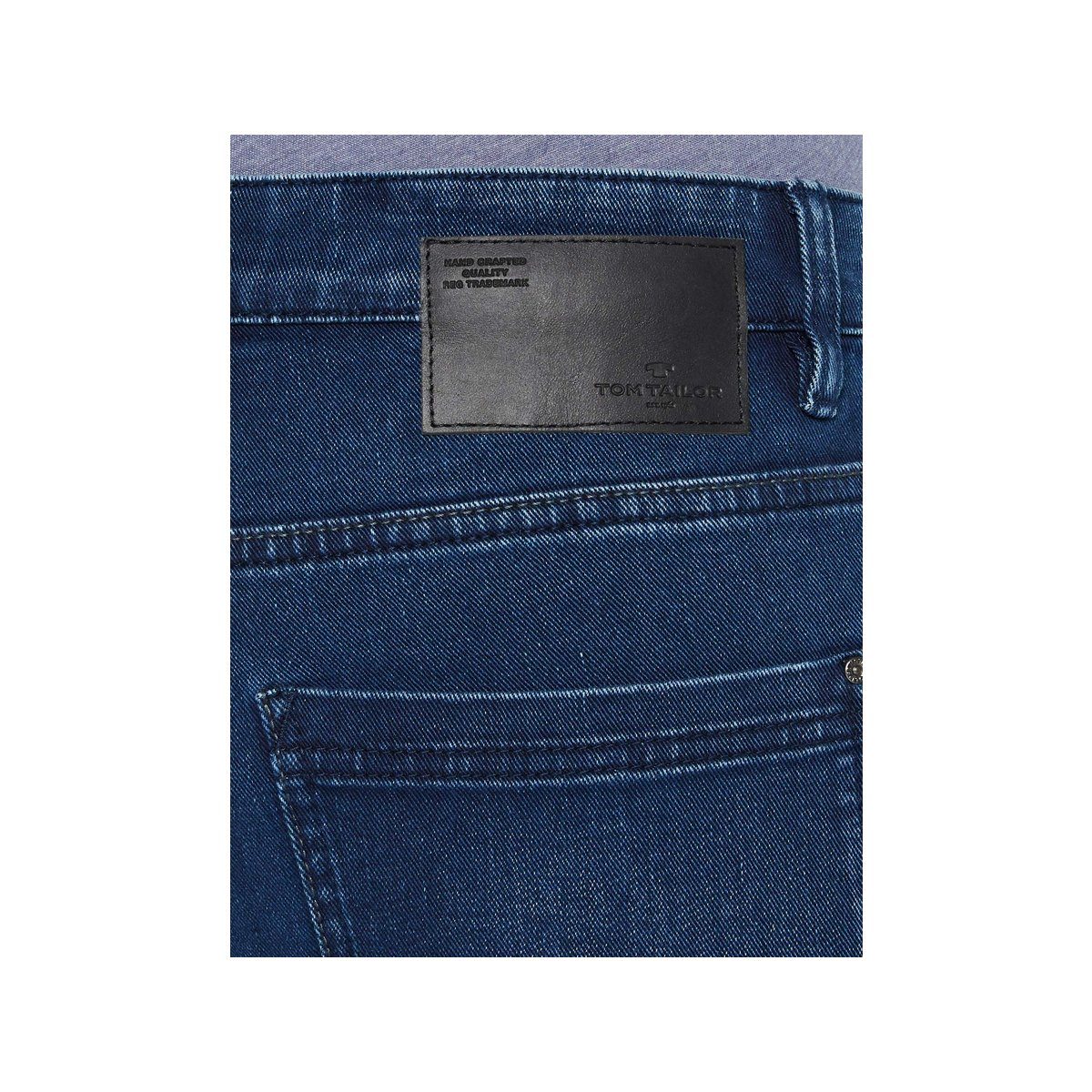 5-Pocket-Jeans (1-tlg) TOM (82) blue TAILOR mittel-blau