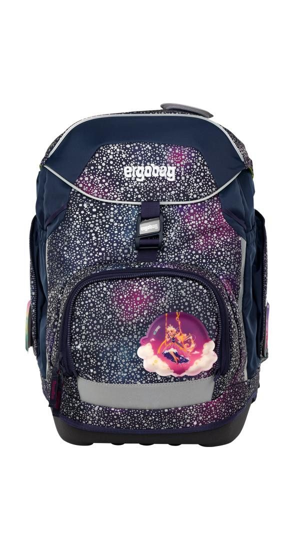 ergobag Schulranzen pack Set (6-tlg., 6-teiliges Set), größenverstellbares Rückensystem