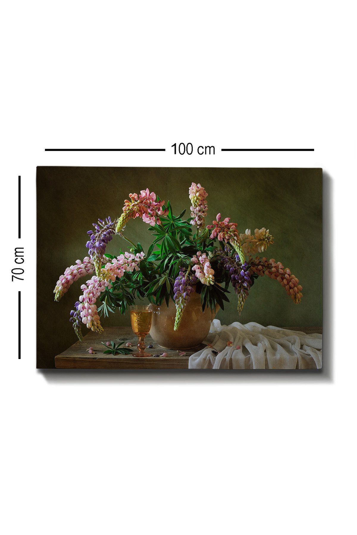 Wallity Leinwandbild TCR1455, Bunt, 100 Leinwand 100% cm, 70 x
