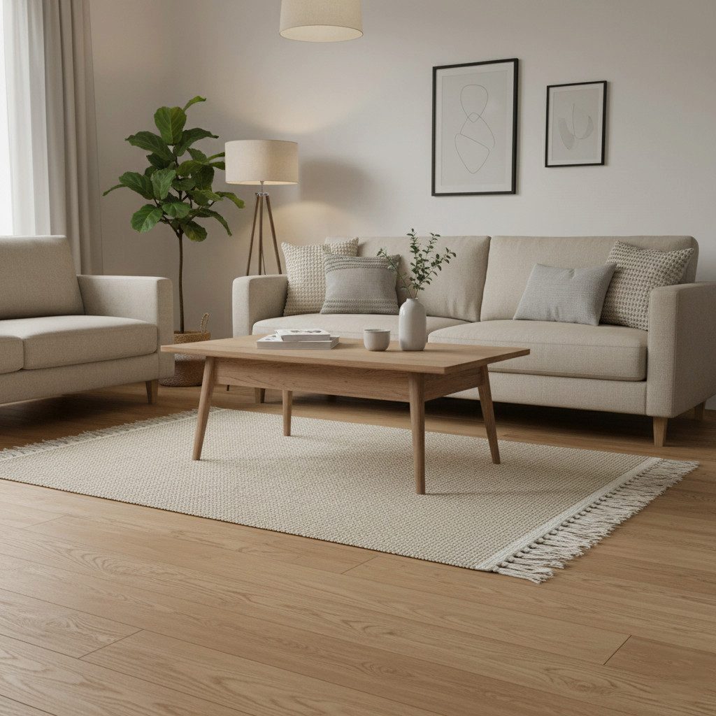 Elegant Floors Teppich Elegant Floors® Jute-Wolle Teppich Natur, Handgefert günstig online kaufen