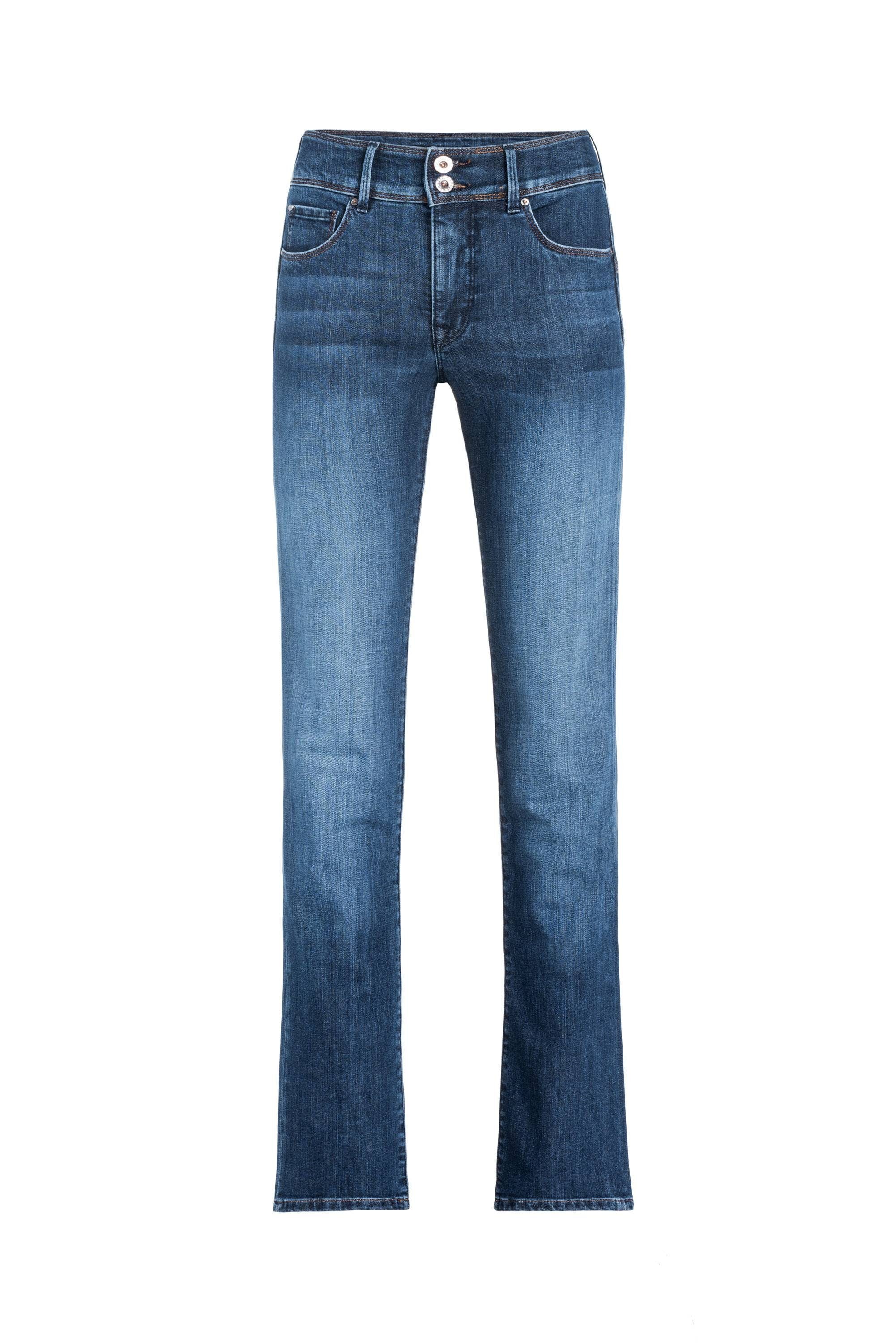 Stretch-Jeans SALSA JEANS SECRET PUSH IN SLIM mid blue used 111674.8503