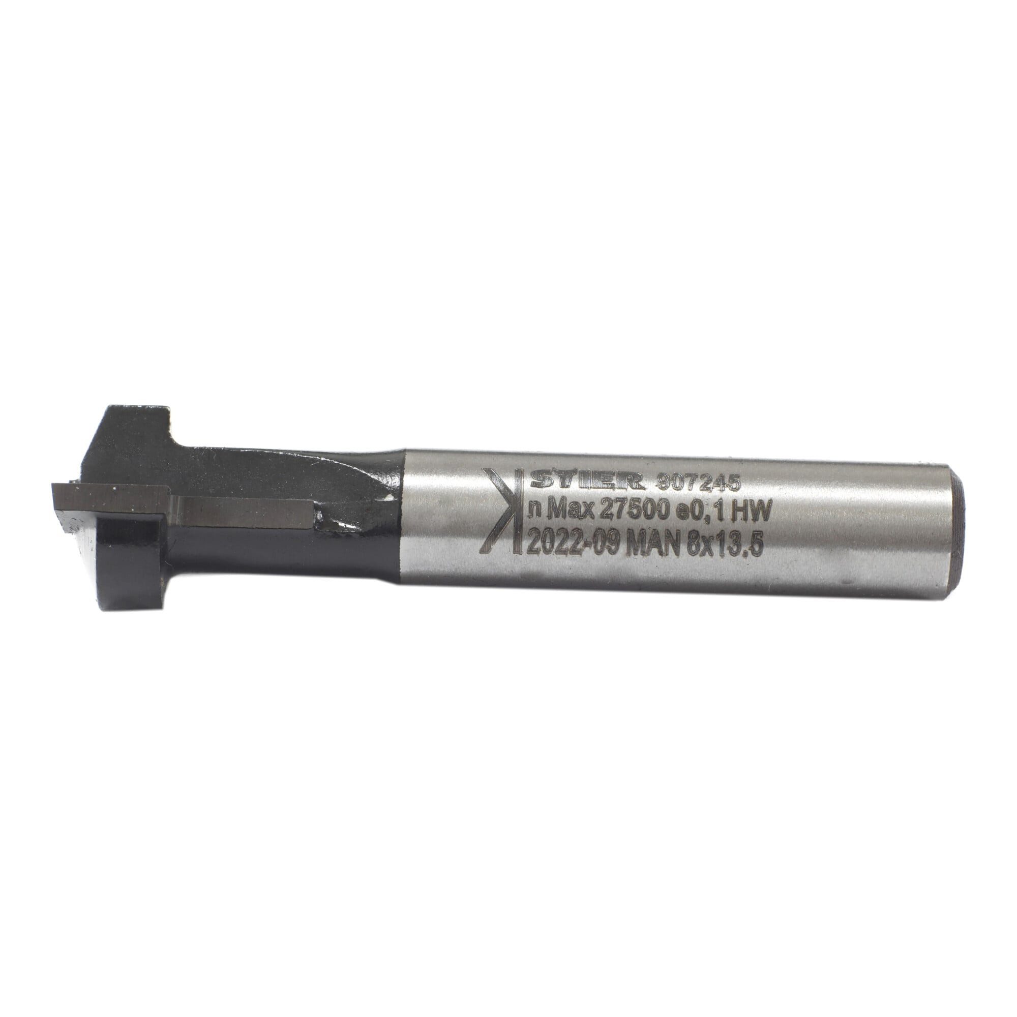 Stier Abrundfräser STIER T-Nutfräser M8 13,5 x 8,6 x 8 mm