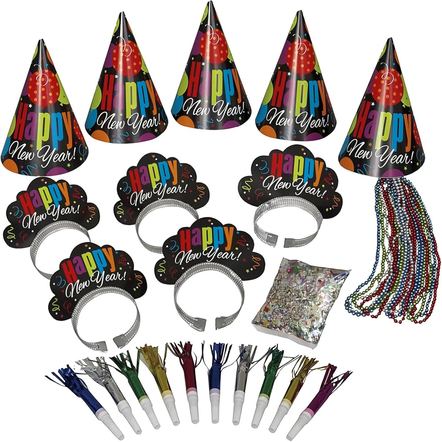 Unique Industries Inc. Hängedekoration Party Set 'Happy New Year!', für 10 Personen - 31