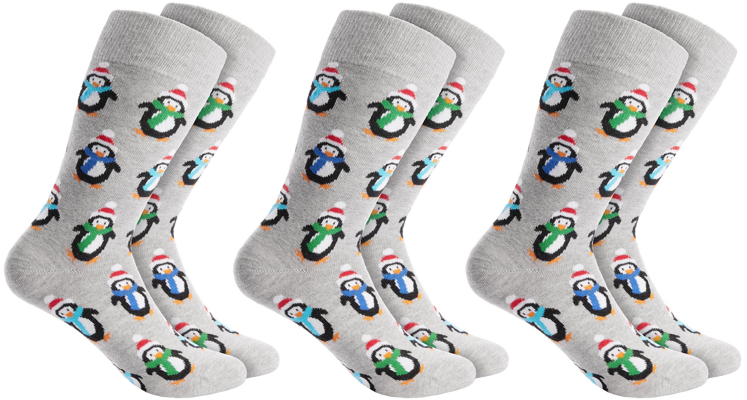 Socken Weihnachtssocken für Damen und Herren - Pinguine
