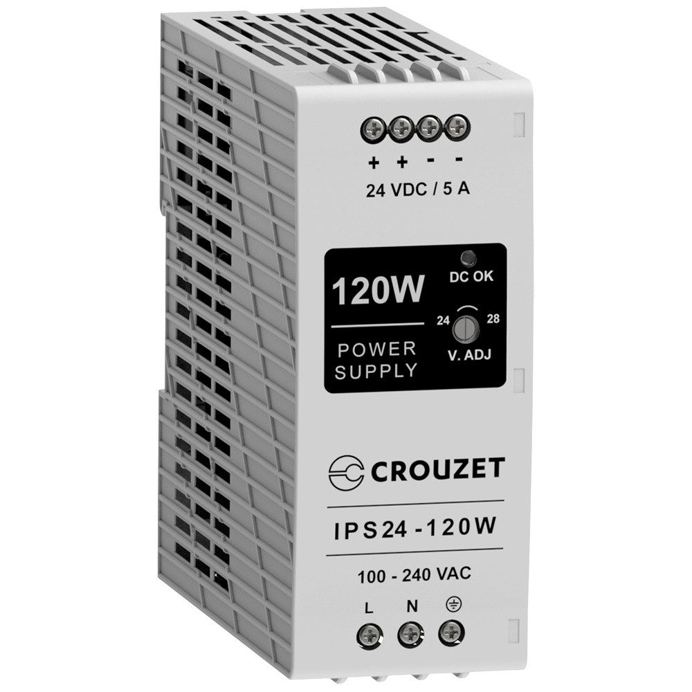 Crouzet Crouzet 89452122 Industrienetzteil 24 V 5 A 120 W Inhalt 1 St. Hutschienen-Netzteil
