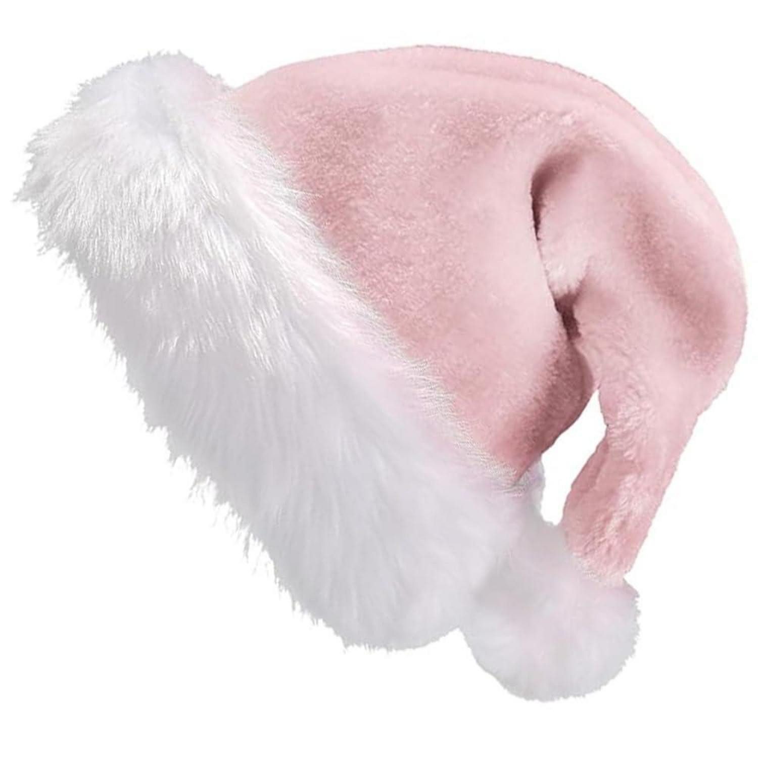 LuxusKollektion Plüschmütze Weihnachtsmütze Nikolausmütze Rot (1-St)