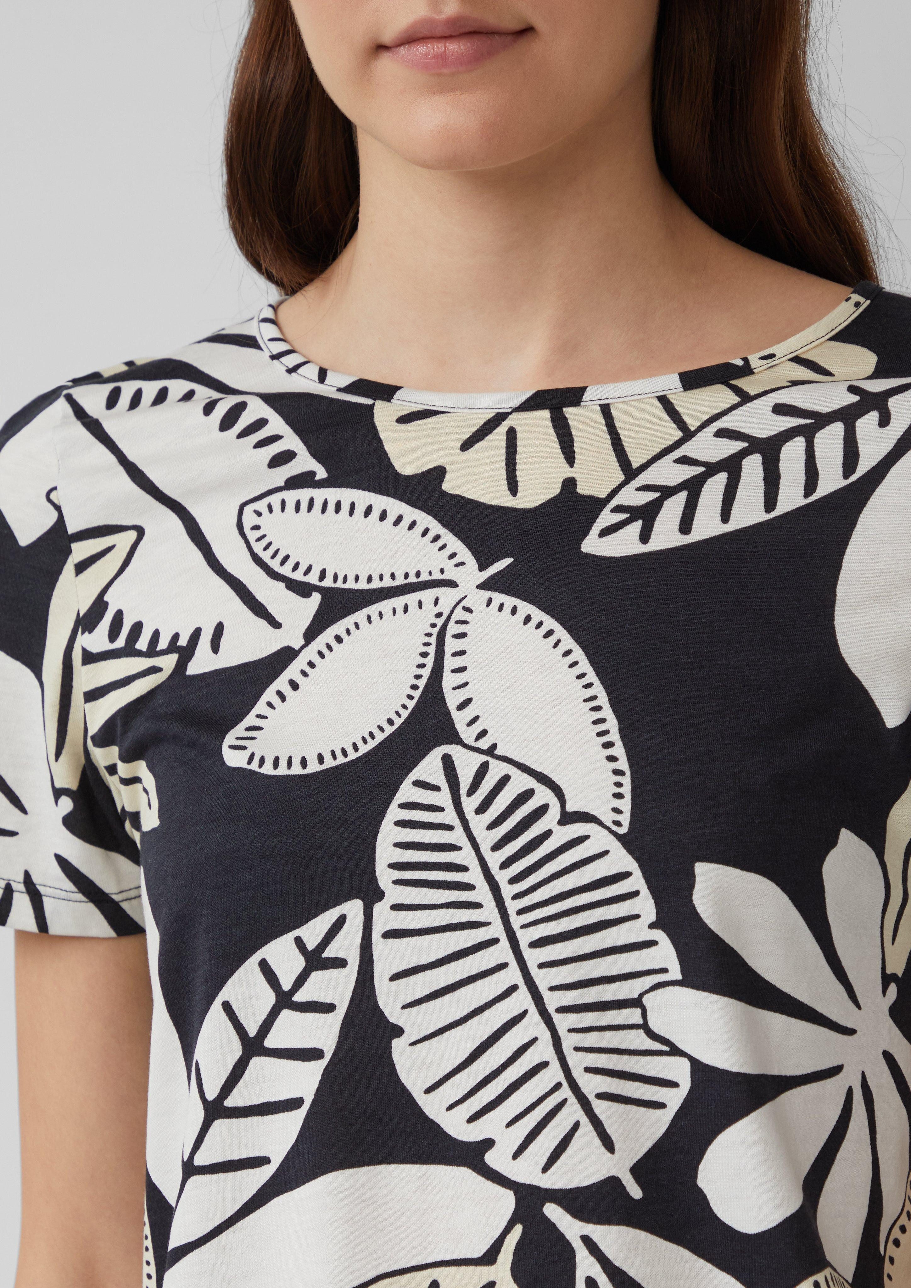 s.Oliver Kurzarmshirt Jersey-T-Shirt im O-Shape mit günstig online kaufen
