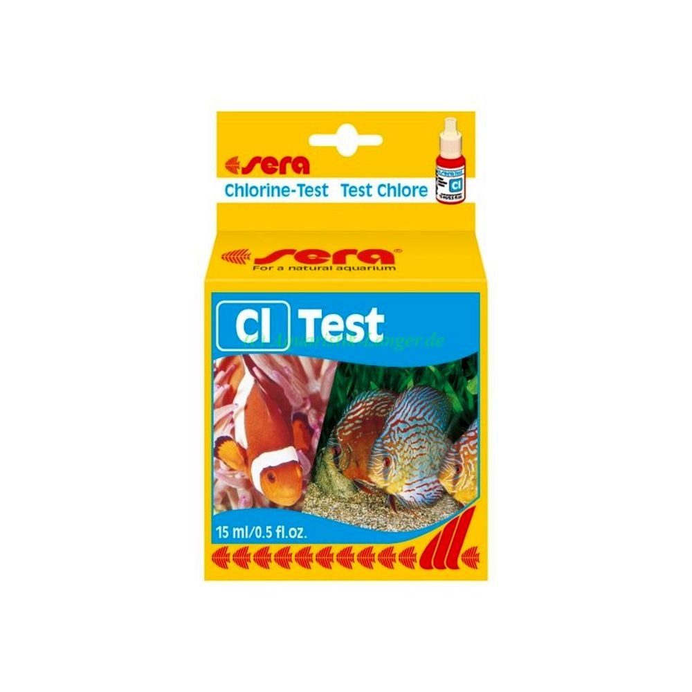 Sera Aquarium-Wassertest sera Chlor-Test (Cl) Wassertest für Aquarium und Teich