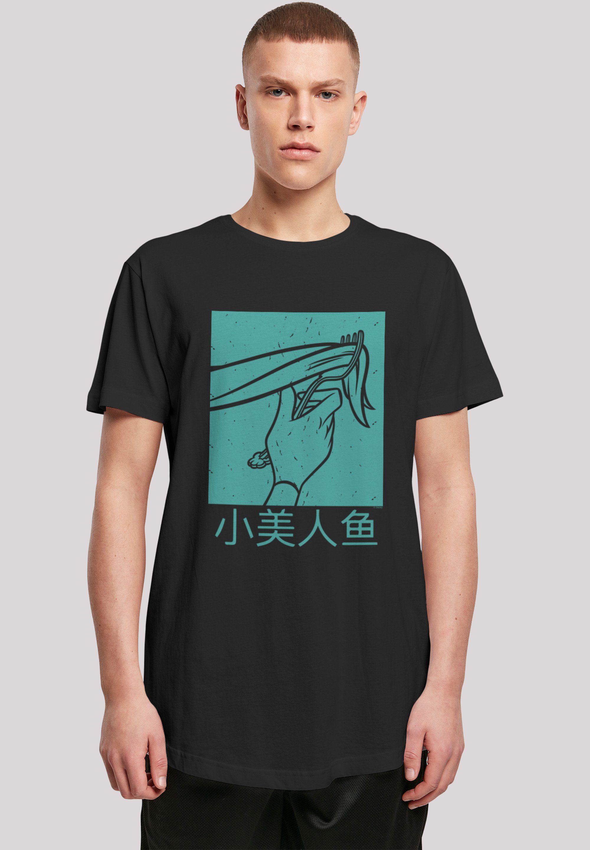 F4NT4STIC T-Shirt Disney Boys Arielle die Meerjungfrau Print schwarz