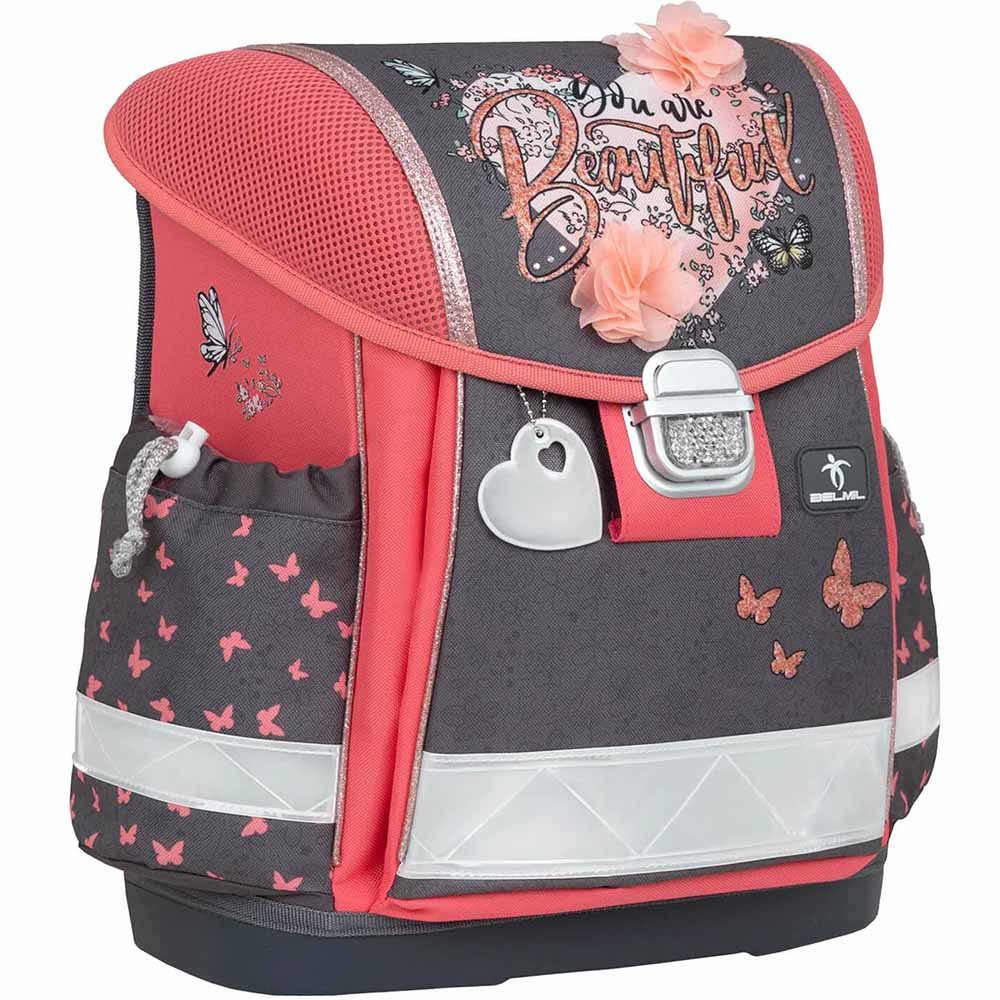 Belmil Schulranzen Set Classy 10-teilig 2025 Mädchen Bloomy Blossom