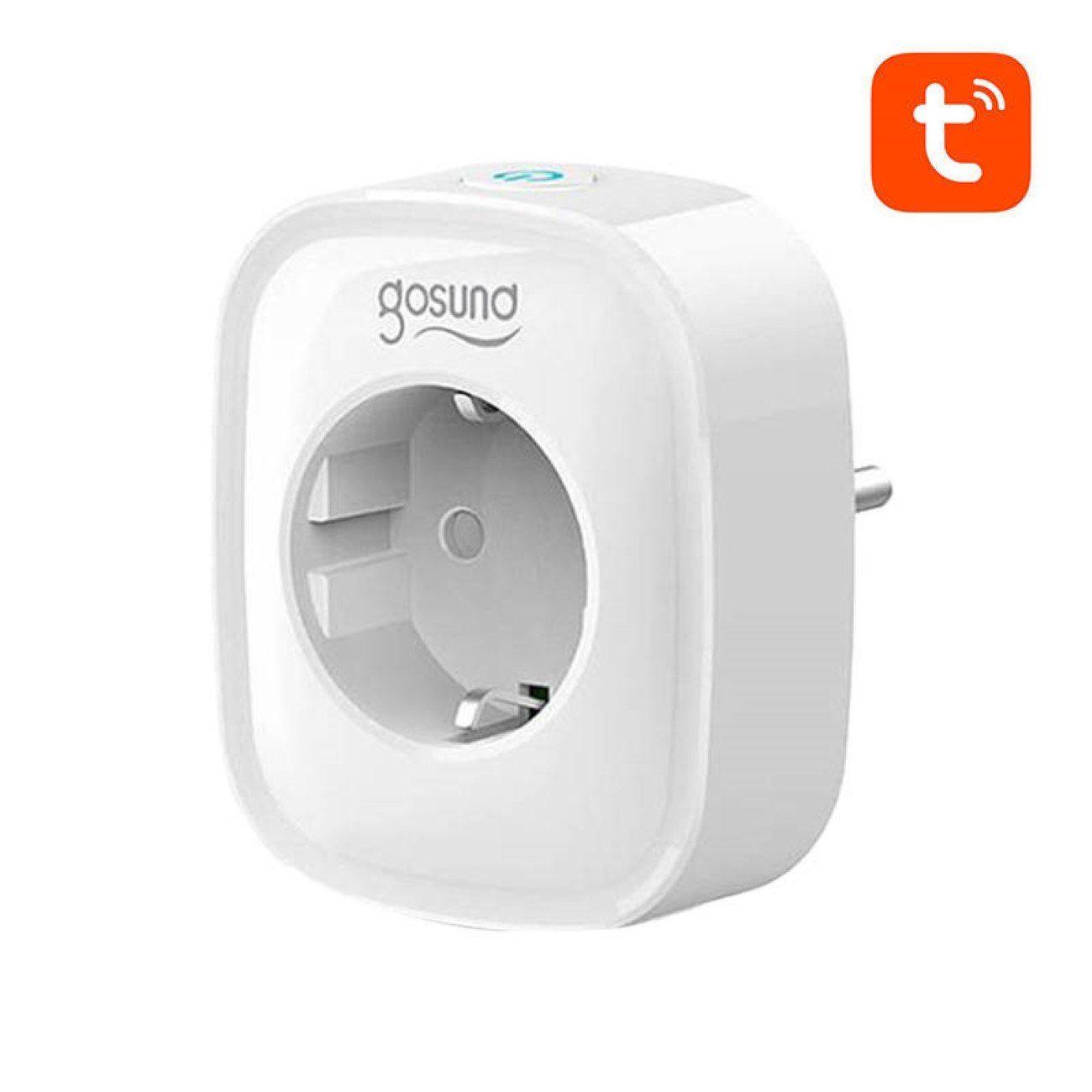 Steckdose Intelligente Steckdose mit EU-Stecker WiFi - unischuko, Tuya Weiß