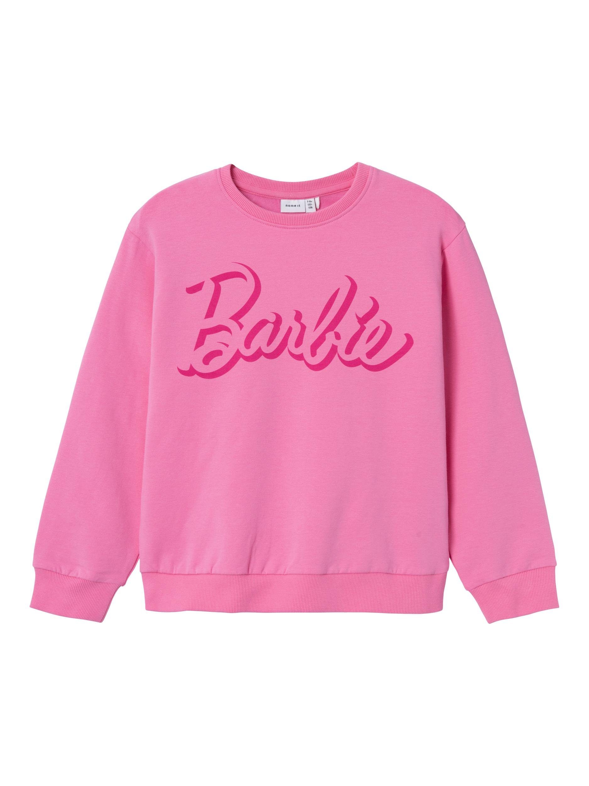 Name It Sweatshirt NKFDALMA BARBIE SWEAT BRU pink cosmos