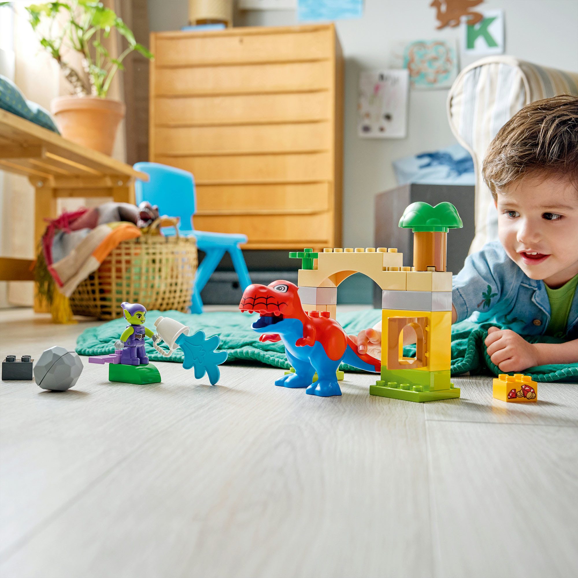 LEGO® Spidey-Rex vs. Green Goblin (10463), LEGO DUPLO Disney™ Konstruktionsspielsteine, (25 St)