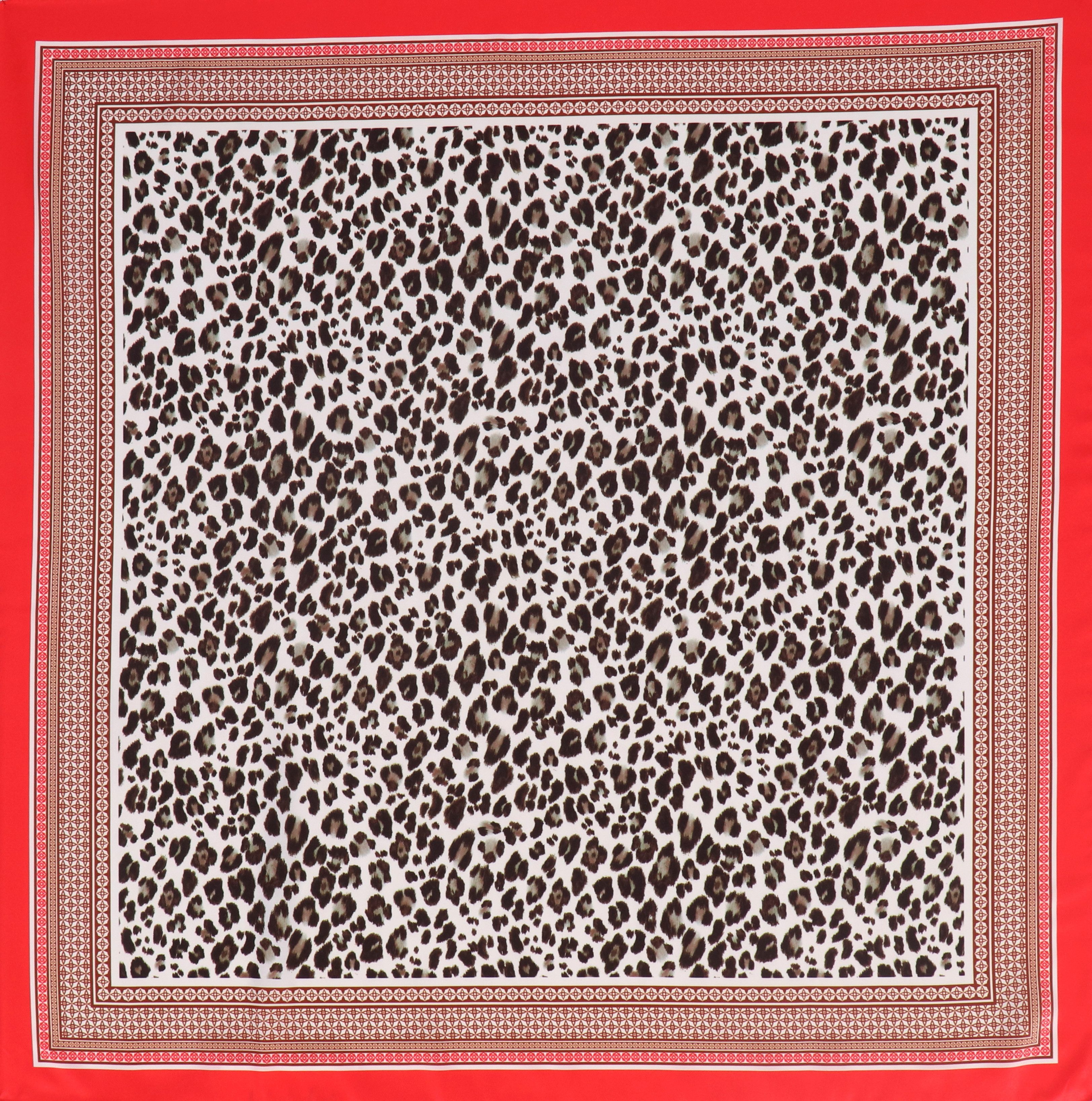halsüberkopf Accessoires Modetuch Animal, Leoprint mit brillanter Farbbordü günstig online kaufen