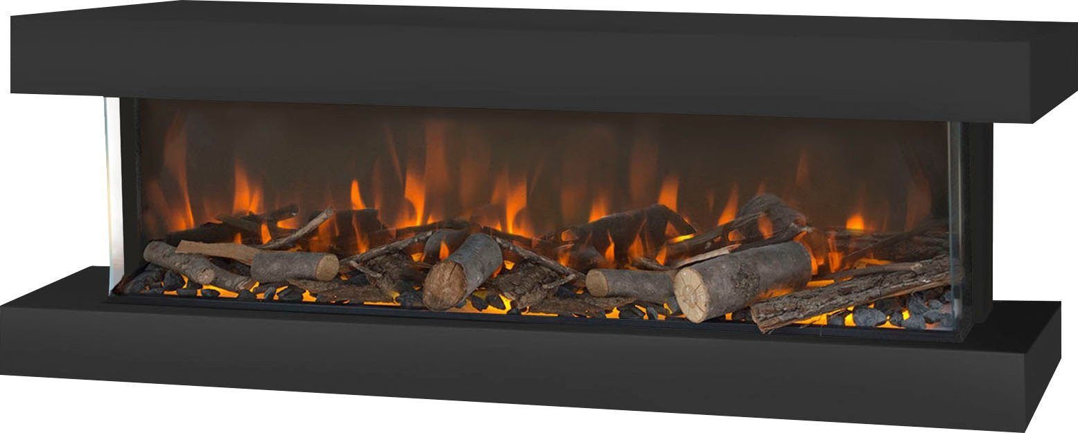 XARALYN Elektrokamin Disegno 3D S90 zwart, 20/700/1400 W, inkl. Heizung