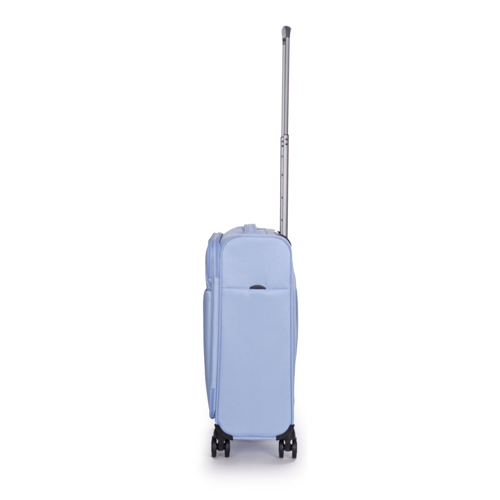 4 Stratic blue Kabinentrolley Handgepäck-Trolley Rollen + Light Stratic cm 55 30 Light