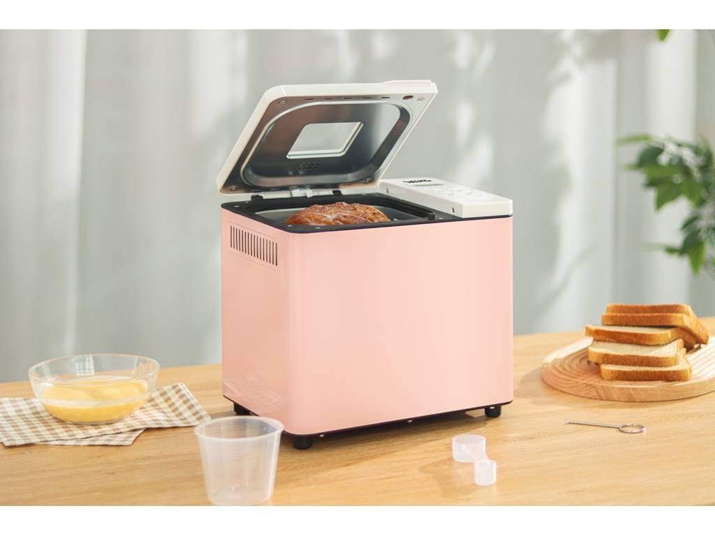 Menüeinstellungen, Stahl Pink 550W Brotbackautomat rostfreiem SWISS Swiss Brotbackautomat 550 PRO+ 19 Pro W