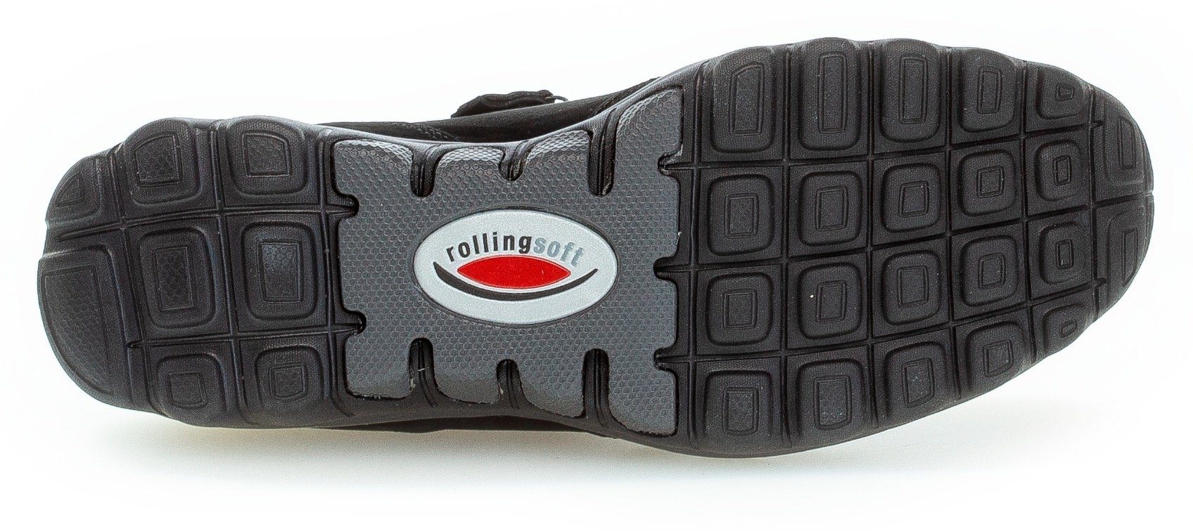 Gabor Rollingsoft Sneaker mit herausnehmbarem schwarz OPTIFIT-Wechselfußbett