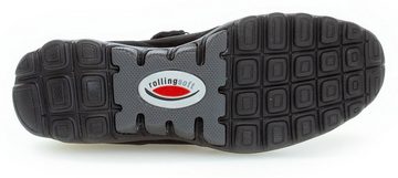 Gabor Rollingsoft Keilsneaker, Freizeitschuh, Halbschuh, Schnürschuh mit OPTIFIT-Wechselfußbett