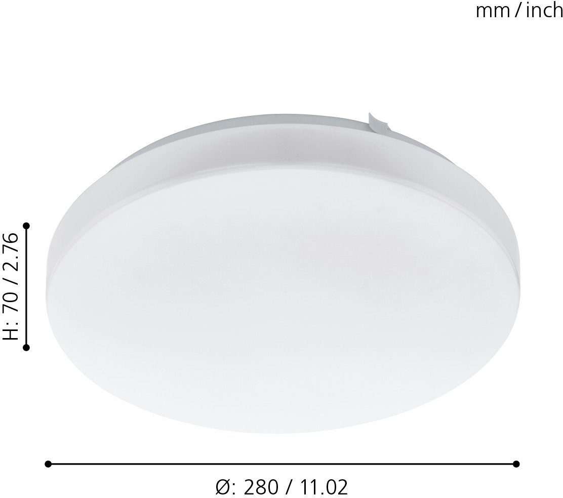 EGLO Deckenleuchte FRANIA Deckenlampe, weiß, geringe günstig online kaufen