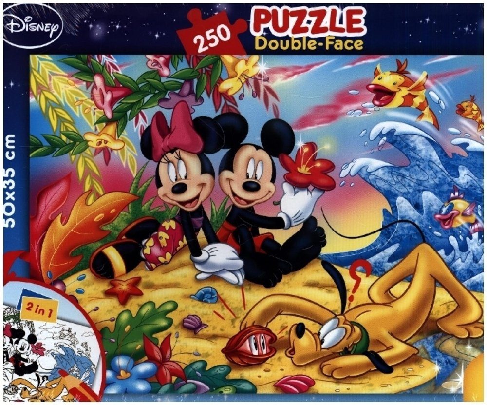 Mickey Puzzle Puzzle Df Beach 250 Puzzleteile 299 Plus The Mouse - On (Puzzle),