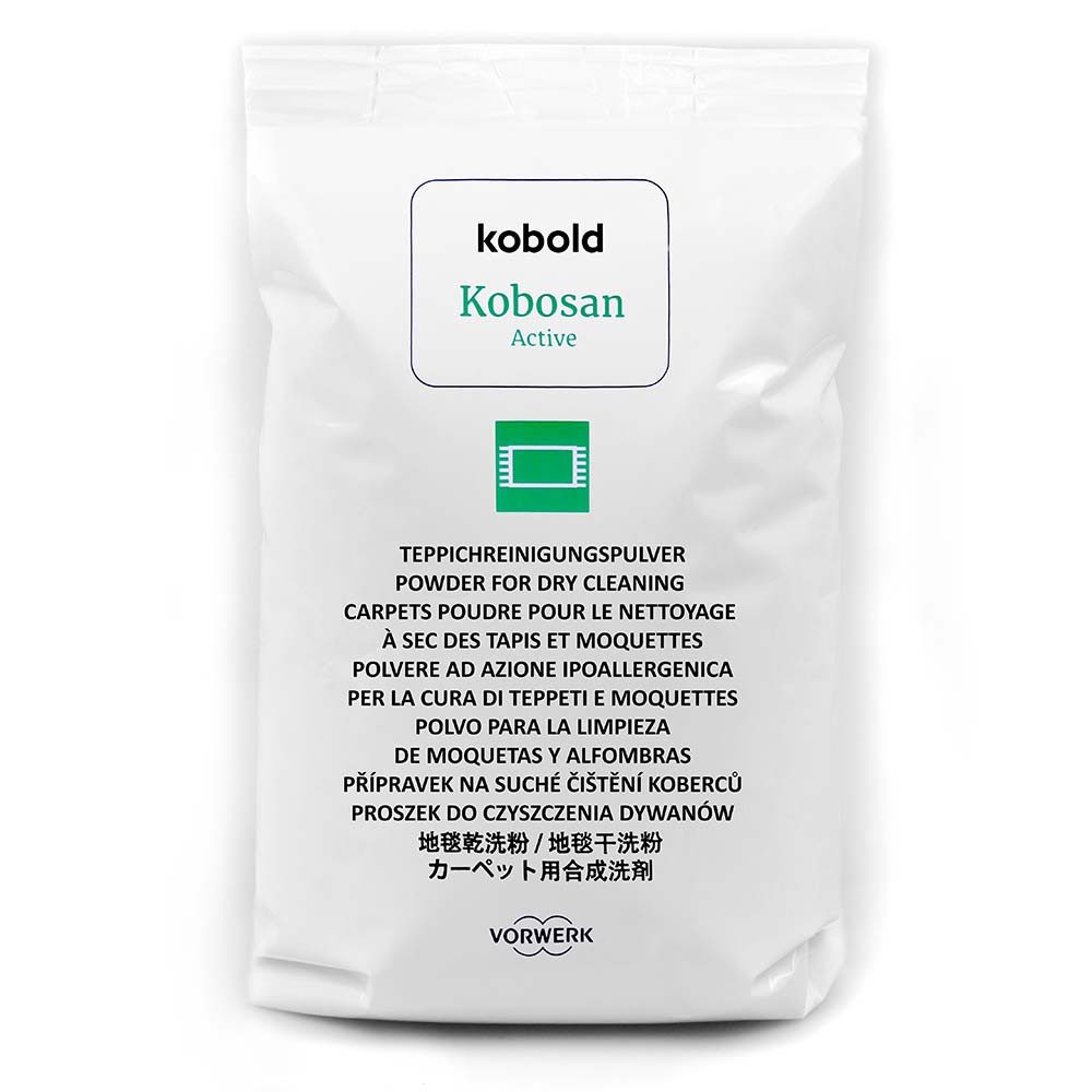 PRIMEBAG Teppich Reinigungspulver Vorwerk Kobosan Active 5 Packungen à 500g