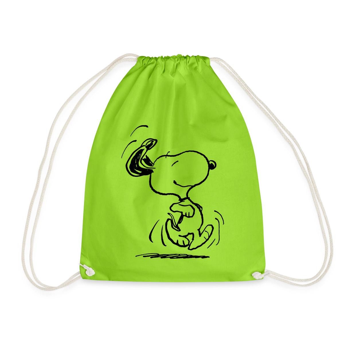 Spreadshirt Turnbeutel Peanuts Snoopy Happy Turnbeutel (1-tlg)