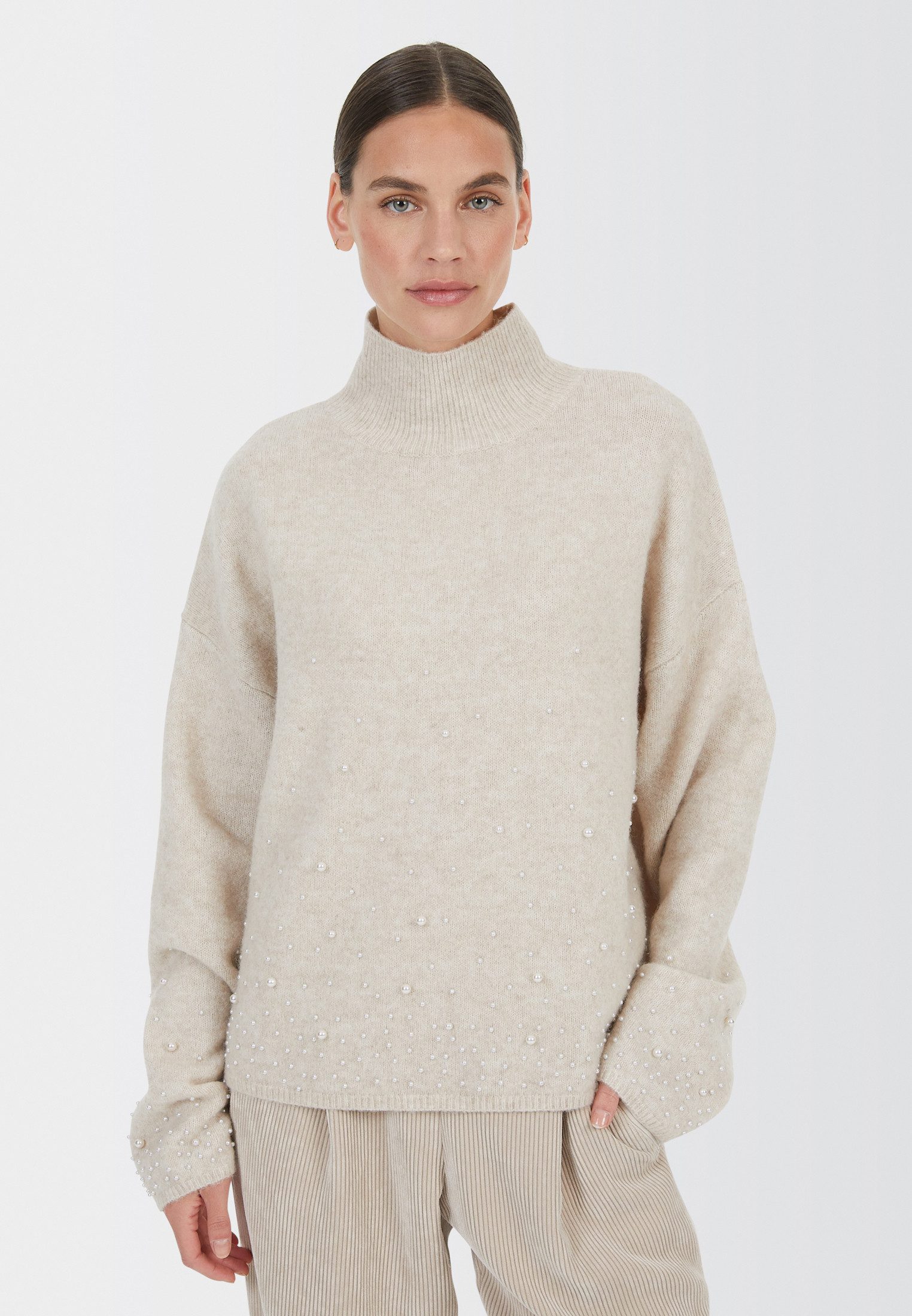 MARC AUREL Stehkragenpullover günstig online kaufen
