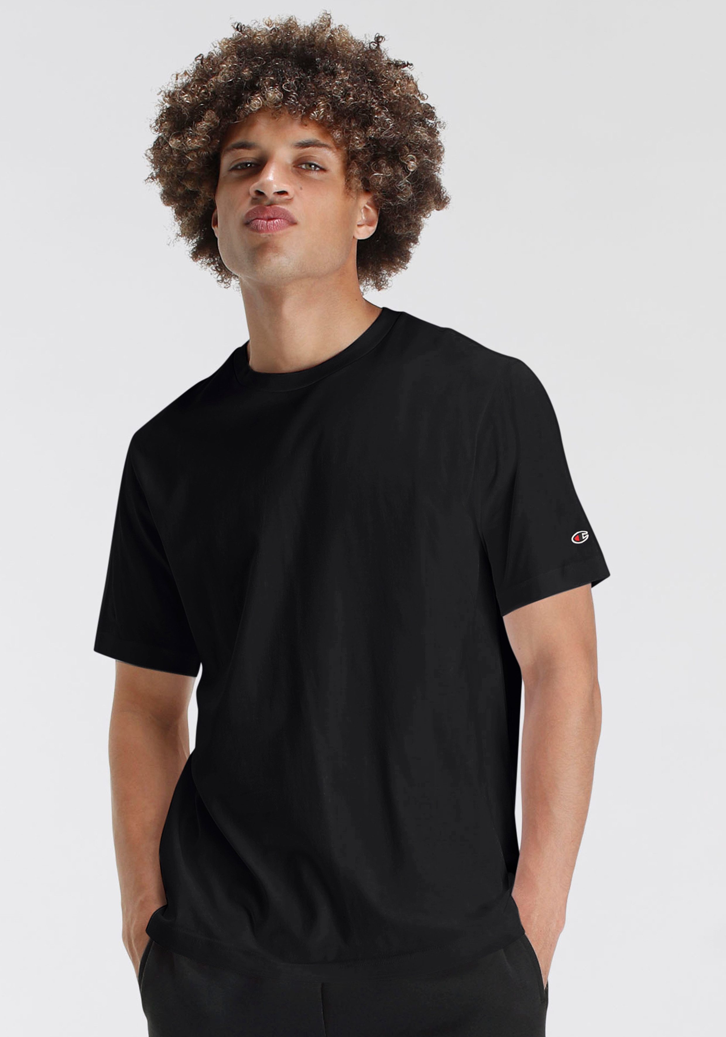 Champion T-Shirt (Packung, 2-tlg) Basic Shirt, Doppelpack
