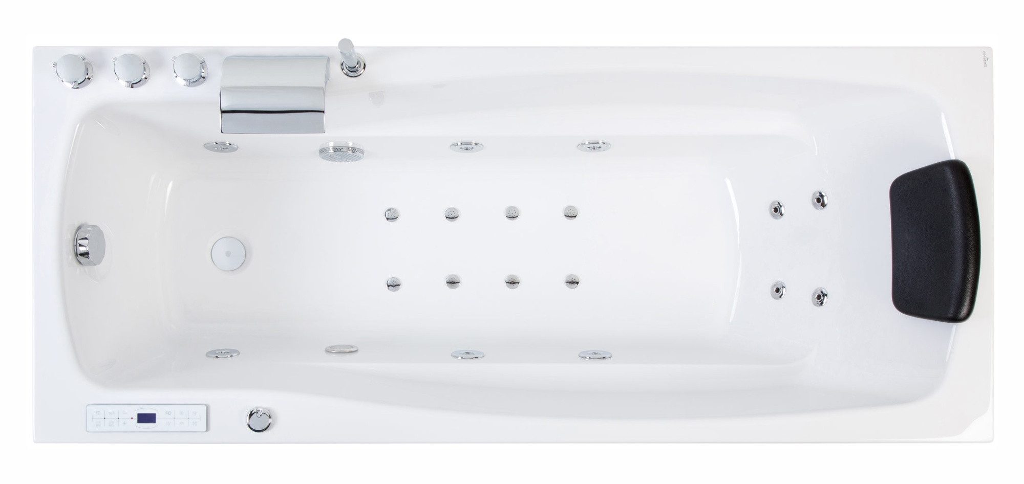 Magnolia Home Whirlpool Rechteck Whirlpool Ocean 170x70 rechts Made in Germany 18 Düsen mit Ar